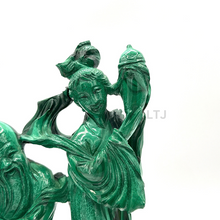 将图片加载到图库查看器,Shou Xing Malachite Sculpture (Qing Dynasty)