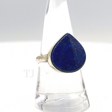 Load image into Gallery viewer, Pear shaped lapis lazuli ring