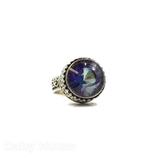 Load image into Gallery viewer, Mystic Topaz ring in sterling silver
