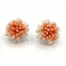 Load image into Gallery viewer, Italy Coral Angel Skin earrings