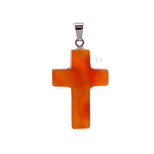 将图片加载到图库查看器,Carnelian Cross Pendant
