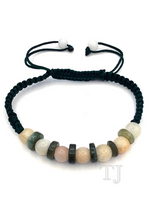 Load image into Gallery viewer, Jadeite burmese jade adjustable bracelet