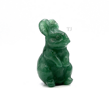 Load image into Gallery viewer, aventurine rabbit figurine