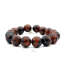 将图片加载到图库查看器,Mahogany Obsidian gemstone bracelet