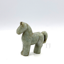 Load image into Gallery viewer, Burmese Jadeite Horse Figurine