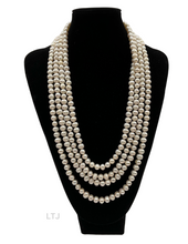 将图片加载到图库查看器,Round Pearl Long Necklace