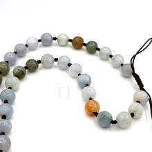 Cargar imagen en el visor de la galería, Knotted Jadeite Necklace with pendant