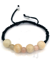 Load image into Gallery viewer, Burmese Jade Adjustable Bead Bracelet