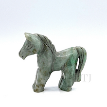 Load image into Gallery viewer, Burmese Jadeite Horse Figurine