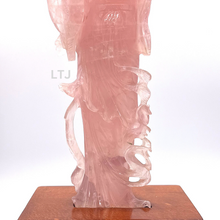 将图片加载到图库查看器,Rose Quartz sculpture from Qing Dynasty