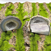 Cargar imagen en el visor de la galería, Natural Agate Geode