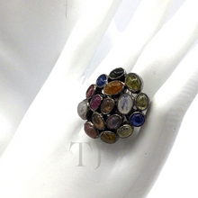 Cargar imagen en el visor de la galería, Multi-gemstones Set in Sterling Silver