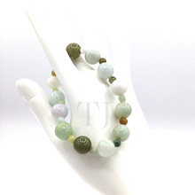 Load image into Gallery viewer, Jade Bracelet with multi-colored small jade beads