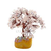 将图片加载到图库查看器,Rose Quartz Gemstone Tree