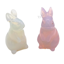 Load image into Gallery viewer, Opalite rabbit figurine