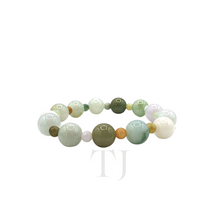 Load image into Gallery viewer, Jade Bracelet with multi-colored small jade beads