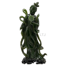 将图片加载到图库查看器,Spinach Jade Carving