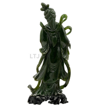 将图片加载到图库查看器,Spinach Jade Carving
