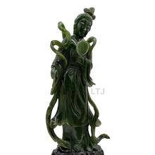 将图片加载到图库查看器,Spinach Jade Carving