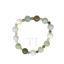 Load image into Gallery viewer, Jade Bracelet with multi-colored small jade beads