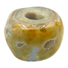 Load image into Gallery viewer, Yellow Agate Candle Holder