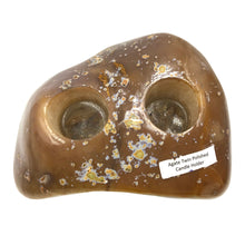 Cargar imagen en el visor de la galería, Agate Twin Polished Candle Holder