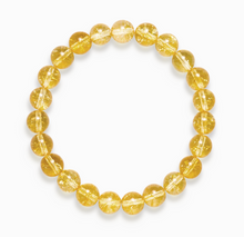 将图片加载到图库查看器,Citrine bead bracelet with elastic string