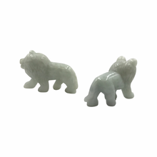 Load image into Gallery viewer, Hand-Carved Burmese Jade Lion Figurine