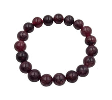 将图片加载到图库查看器,Garnet (Color enhanced) bracelet with elastic string