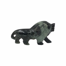 Load image into Gallery viewer, Hand-Carved Burmese Jade Lion Statue