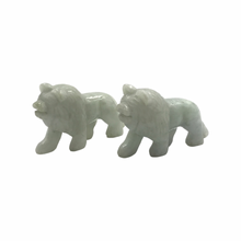 Load image into Gallery viewer, Hand-Carved Burmese Jade Lion Figurine