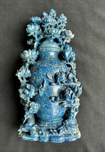 将图片加载到图库查看器,Lapis Lazuli carvings vase