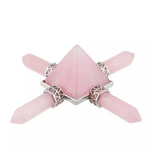 Cargar imagen en el visor de la galería, Rose Quartz Pyramid Energy Generator