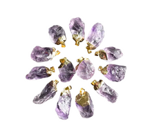 Load image into Gallery viewer, Amethyst Raw Pendants