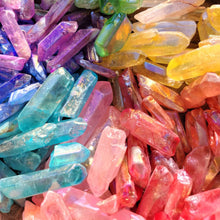 将图片加载到图库查看器,Rainbow Aura Point 石英小号