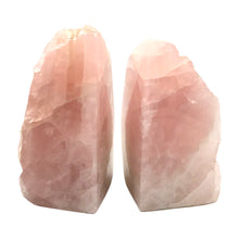 Load image into Gallery viewer, Rose Quartz Bookends