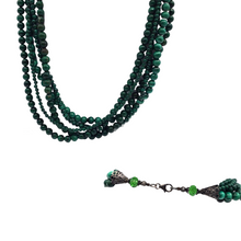 Load image into Gallery viewer, Malachite 5 layers Necklace