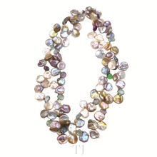 Load image into Gallery viewer, Multi-colored Pearl Double Layered Necklace
