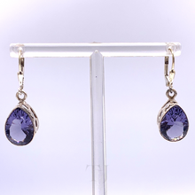Load image into Gallery viewer, Mystic Topaz Tear Drop Earrings in Sterling Silver