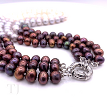 Load image into Gallery viewer, Multi Colored Freshwater Pearl Layered Necklace