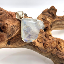 Load image into Gallery viewer, Moonstone Tear Drop Cut Pendant in Sterling Silver