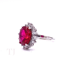 Load image into Gallery viewer, Swarovski with Diamonique Ring in Sterling Silver