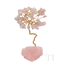 Cargar imagen en el visor de la galería, Rose Quartz Gemstone Small Tree with Base