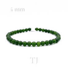 将图片加载到图库查看器,Green Jade bead bracelet, 4mm bead size