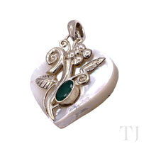 Загрузить изображение в средство просмотра галереи, Pearl Heart Shape Pendant in Sterling Silver