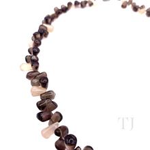 Load image into Gallery viewer, Smoky Quartz Chip Necklace in Sterling Silver