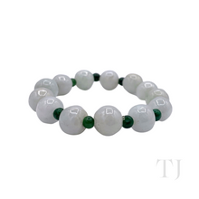 将图片加载到图库查看器,Burmese Jade Bead Bracelet