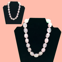 Load image into Gallery viewer, Rose Quartz Oval shape Necklace