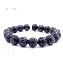 Load image into Gallery viewer, Biotite Mica 10 mm bead sized bracelet with elastic string