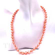 Load image into Gallery viewer, Freshwater Orange Pearl Necklace